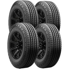 (QTY 4) LT265/70R17 BFG HD Pro T/A 123/120R LRE Black Wall Tires