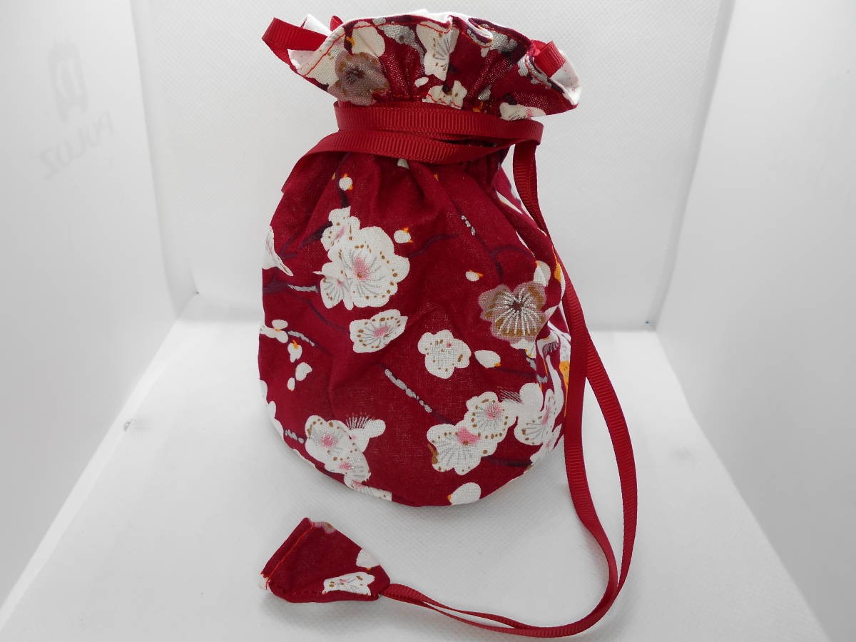 [New] Mini drawstring accessory pouch Japanese pa… - image 2