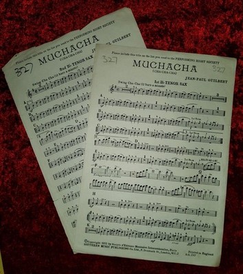 Muchacha - Jean-Paul Guilbert Noten (1./2. Tenorsaxophon). Ref00069