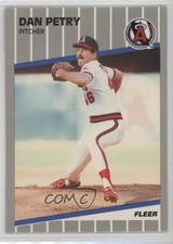 1989 Fleer Glossy Dan Petry #486 0b7