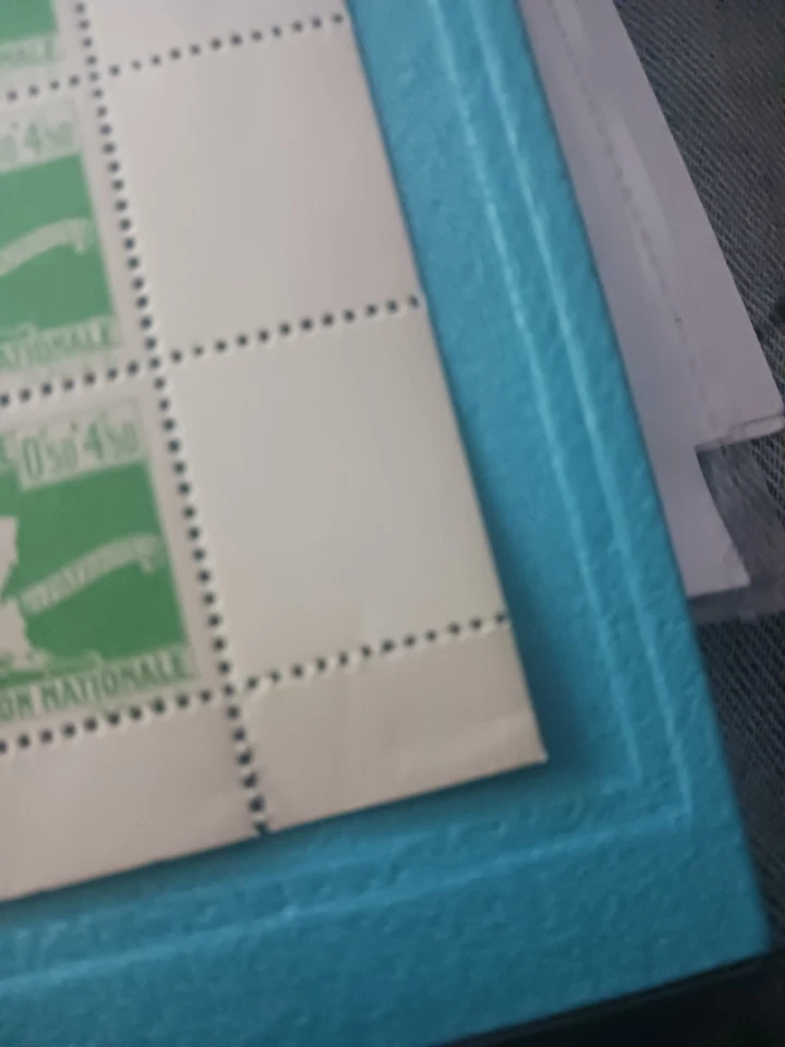 Francia 1942 CFLN 1942 JUEGO COMPLETO EN HOJAS DE 25 F MNHOG VER DESCRIPCIÓN Foto 3 de 4