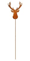 Edelrost Gartenstecker Elch 65 Cm Rost Gartendeko Tierfigur Gartenfigur Metall