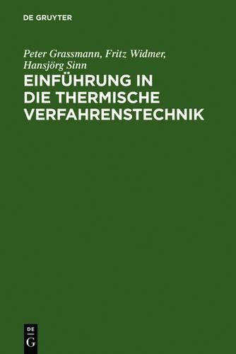 Einführung in Die Thermische Verfahrenstechnik (Hardback)
