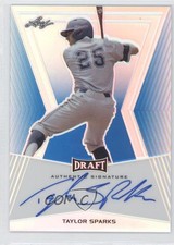2014 Leaf Metal Draft Blue Prismatic 41/50 Taylor Sparks #BA-TS1 Auto 7q0