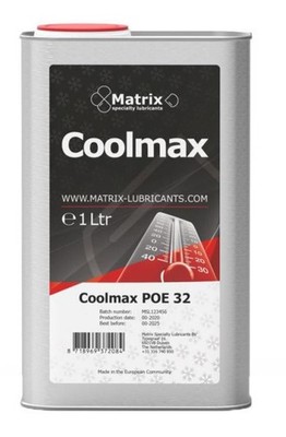 Für MATRIX LUBRICANTS COOLMAX POE 32 1L R1234yf/R134a/R404a POE 32, 1L 1 pcs, c