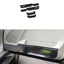 Black Steel Inner Door Anti-Kick Panel For Mitsubishi Pajero Montero 2006-2019