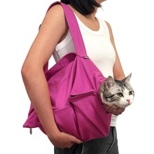  Cozy Travel Cat Carrier Pouch, Soft Cat Carrier for Small Cats, Carrying Sa...