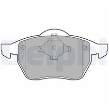 Satz Bremsbeläge Bremsklötze vorne für Audi A3 8L1 A4 B5 8D2 8D5 A6 C4 | 2435