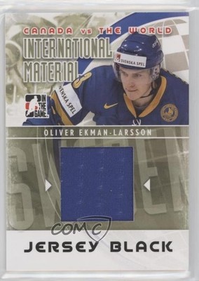2011-12 ITG Canada VS the World Black Jersey Oliver Ekman-Larsson #IMM-18