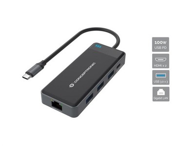 Conceptronic DONN14G laptop-dockingstation & portreplikator Kabelgebunden USB 3.