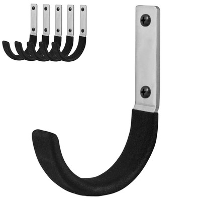 6 Pcs Garage Storage Utility Hook, Upgraded Ladder Hangers, Shed J-Hooks, Hea...