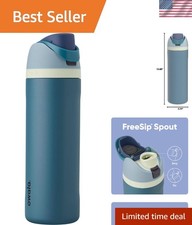 Denim 24 Oz Stainless Steel Water Bottle with FreeSip Spout & Double Insulation