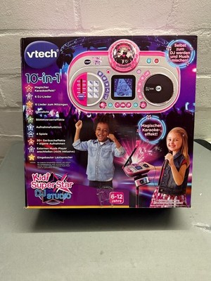 Vtech Stand Mikrofon Kiditronics KIDI SUPER STAR DJ STUDIO PINK-Top Zustand
