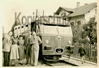 Railcar Photo VT 95 903 from BW Kempten in OY Mittelberg in April 1951