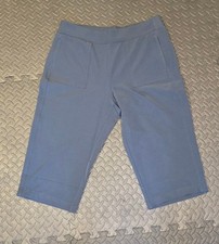 Womens Capri Pants Size M Blue