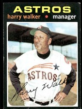 1971 Topps #312 Harry Walker