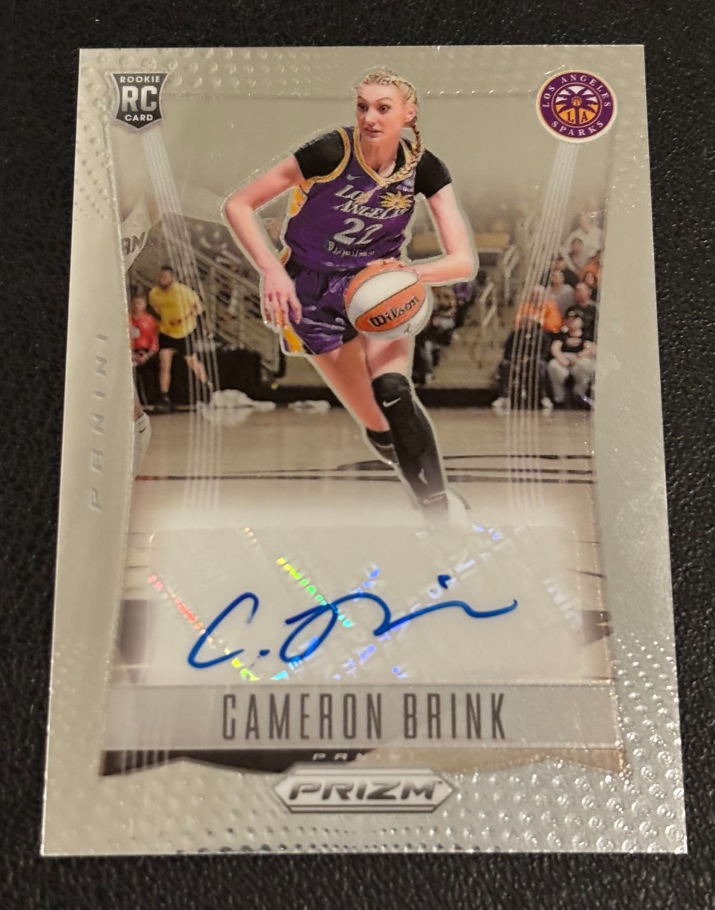 Cameron Brink 2024 Panini Prizm WNBA Rookie RC Throwback Autograph Auto #TB-CB