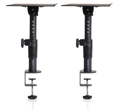Gator GFW-SPKSTMNDSKCMP Frameworks Clamp-On Studio Monitor Stand Pair