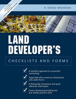 Residential Land Developer's Checklists And Forms R. Dodge Woodson Taschenbuch