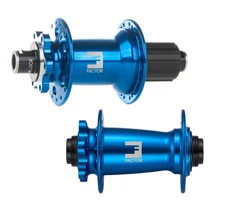 Factor Boost 32hole MTB Disc Blue Hub Set XD601-602SB Front + Rear Hubs HG