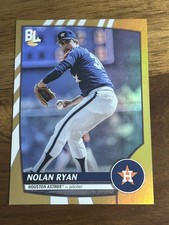 2023 Topps Big League Nolan Ryan Gold Foil SSP Case Hit Short Print Astros