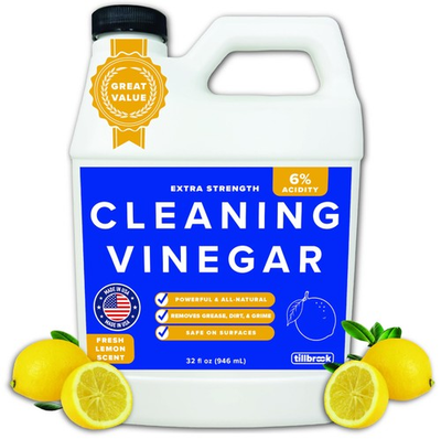 #ad Cleaning Vinegar Extra Strength 6% Acidity Vinegar for Cleaning Purpose 3... $24.79