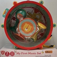 Toy Drum Set Pretend Play Marching Band Instruments