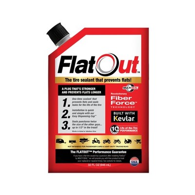 FlatOut Off-Road Multi-Purpose Tire Sealant - Prevents and Repairs Flat Tires...