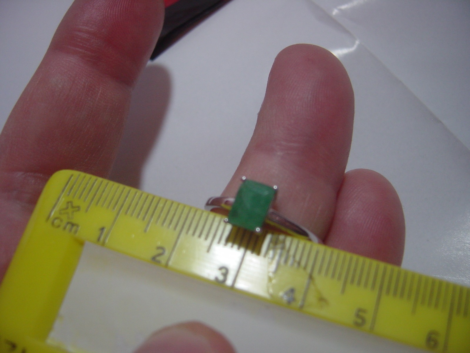 SOLID SILVER SUPERB GENUINE COLUMBIAN EMERALD RIN… - image 14