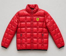 Ferrari Scuderia Kids 2Pc Clothing Puffer Jacket Windbreaker Youth 7-8