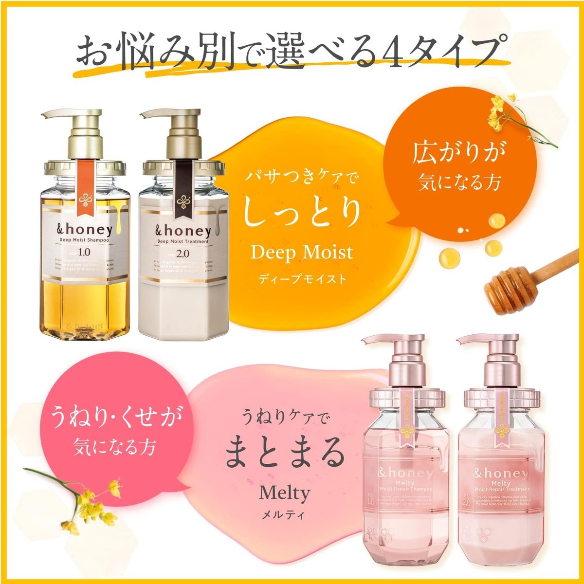 & honey Pixie Sabon Limited Set Shampoo 440mL Treatment 440g