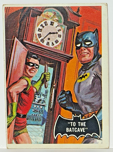 1966 Topps Batman Black Bat #39 To the Batcave — TAG (grade unconfirmed)