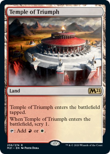 Temple of Triumph - Core Set 2021 #256/274 MTG Magic The Gathering - Picture 1 of 1