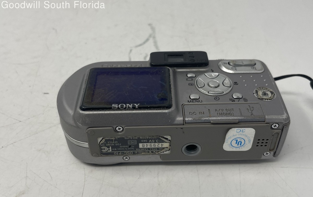 Sony Cyber-shot DSC-P10 5.0MP Digital Camera - Silver for sale