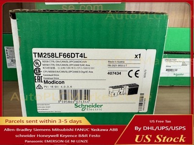 The new TM258LF66DT4L PLC programmable controller delivers fast