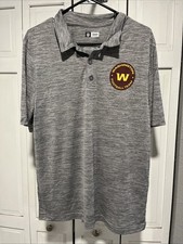 NFL Apparel WASHINGTON COMMANDERS Football Polo Men's Size Medium