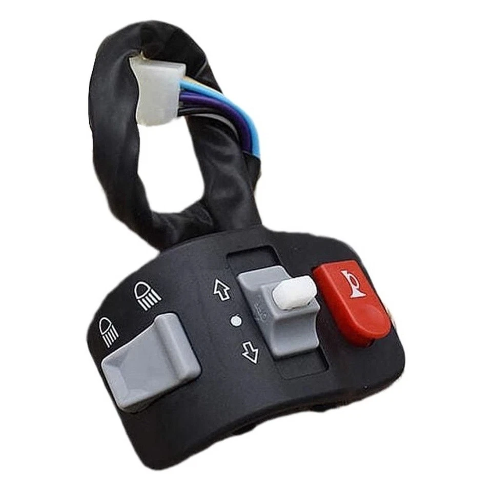 Handlebar Switch Multi-function Design Left-right Pair Easy Installation - Image 2 of 4