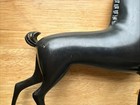 VINTAGE ART DECO ETRUSION METAL HORSE STALLION ON ACRYLIC BASE LOVET-LORSKI Era — photo 5