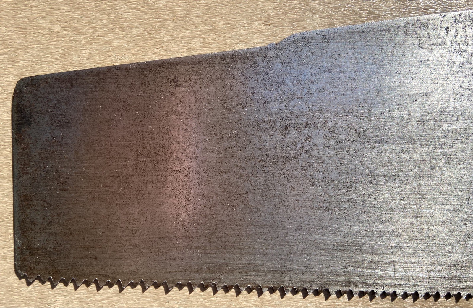 Antique / Collectible Disston No. 12 Handsaw with a blade of London Spring Steel