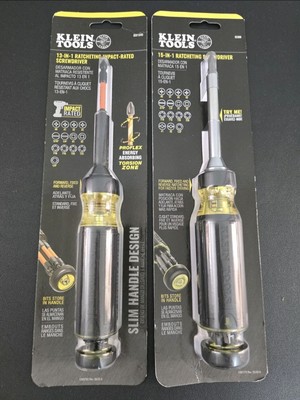 COMBO Klein Tools 32313HD 32305 13IN 1, 15IN 1,Multi-bit Ratcheting SCREWDRIVER