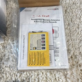 Nintendo 3DS Cosmo Black Handheld Console System CTR-001 Complete in Box CIB