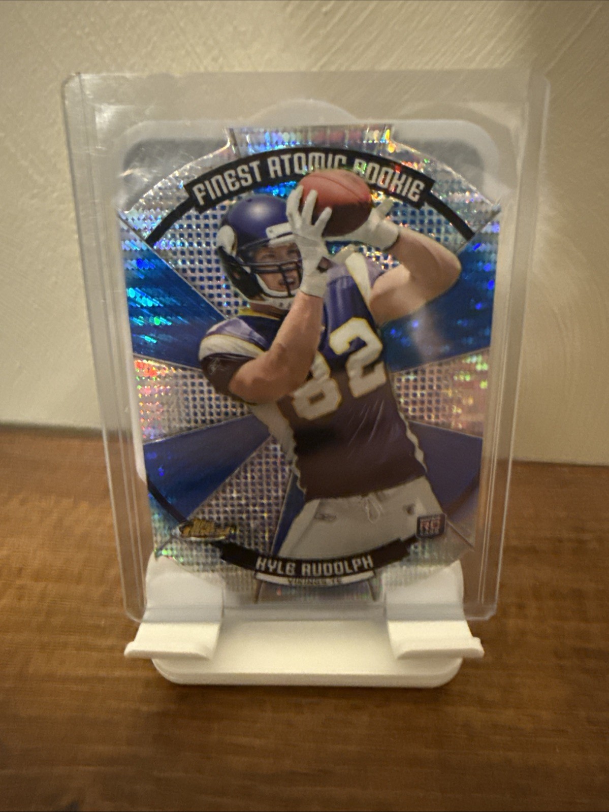 Kyle Rudolph Finest Atomic Rookie Refractor #FARKR Base