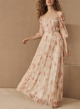 Anthropologie x BHLDN Mable Dress Size US 0 Whimsical Fairycore Romantic $318