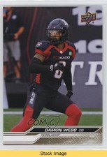 2024 Upper Deck CFL Gold Damon Webb #25 READ 6kv