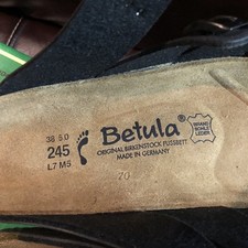 Brand New Betula Birkenstock Swing Be Made In Germany 38 5,0 245 L7M5 New In Box