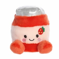 Palm Pals - 5" JJ Strawberry Jelly Stuffed Animal Plush Soft, Fluffy Touch