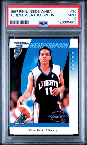 1997 Pinnacle Inside WNBA - Teresa Weatherspoon #36 (RC) PSA 9!
