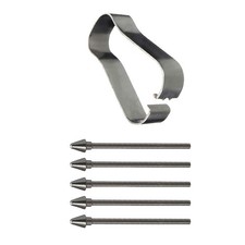 5Pcs Metal Tips for Samsung Galaxy Tab S11/Tab S11 Ultra Stylus S Pen Nib w/Tool