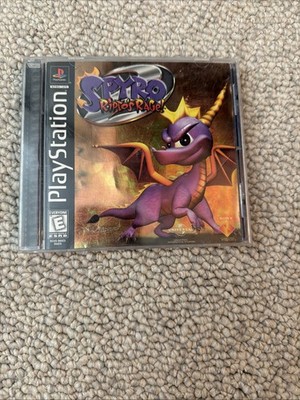 Spyro 2: Ripto's Rage (Sony PlayStation 1, 1999) PS1 PSOne Black Label Gold Foil