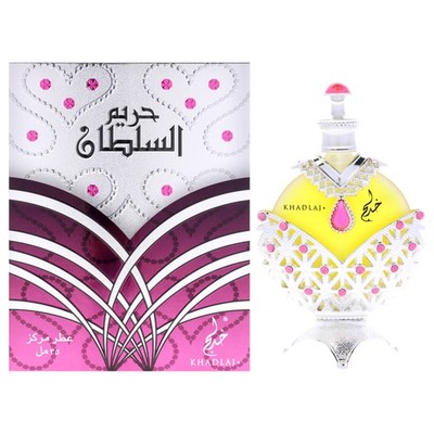 2 Pack Hareem Al Sultan - Silver by Khadlaj - 1.16 oz Concentrated Perfume Oil